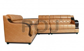 Sweetie Corner Sofa Set ( Leatherette 5 Seater Sofa)